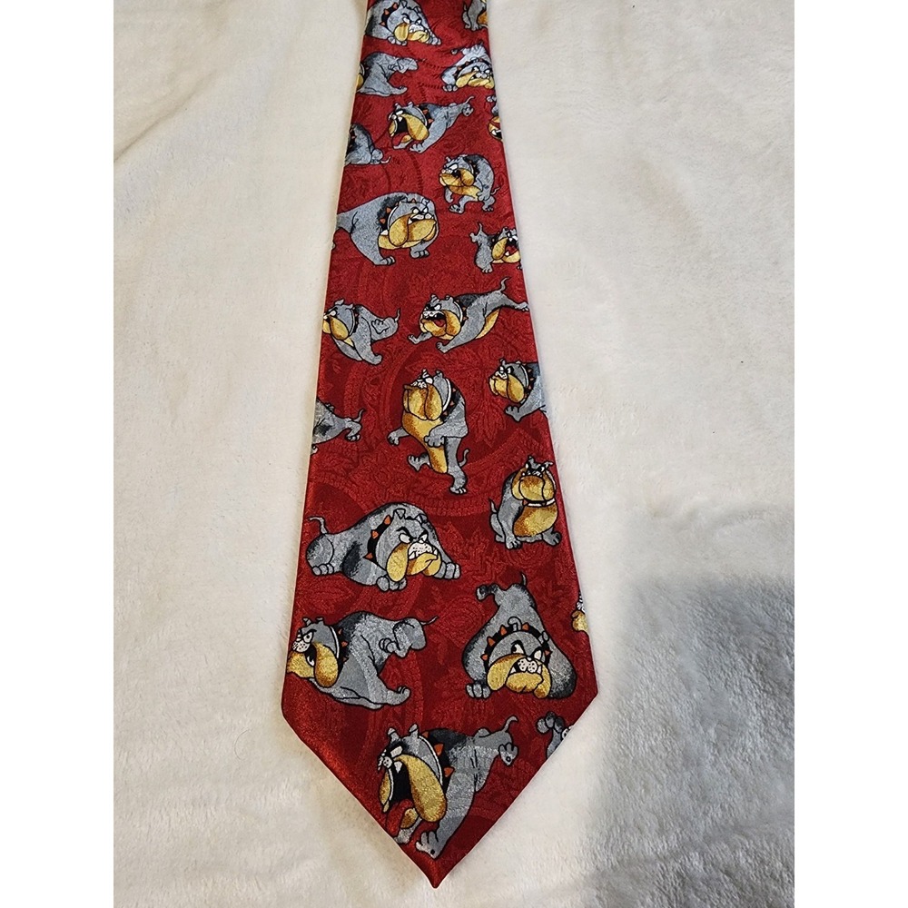 Vintage Looney Tunes Hector the Bulldog Necktie 4" Renaissance Handmade